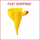 Justrite 11202Y Polyethylene Funnel For Use With The Type Metal Safety Can. Ea. Fixed Price $20.47.