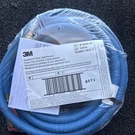 New Sealed 3M Supplied Air Hose, High Pressure No. W-9435-25 Blue 25FT. 07010. Fixed Price $65.00.