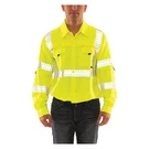 Tingley S76522 Job Sight Work Shirt, Size L, Hi-vis Green/yellow. Fixed Price $80.95.