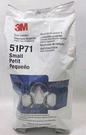 3M 5101 Disposable Mask Respirator Facepiece Dual Cartridge Small Sz. Fixed Price $22.89.