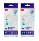 (lot Of 2) 3M N95 Air Pollution And Pollen Respirator Mask, 29211 - Count Each. Fixed Price $10.00.