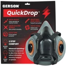 Gerson Drop Down Half Mask Respirator - Quick Adjust Liquid Silicone Small. Fixed Price $19.00.