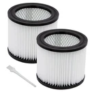 Hepa Replacement Filter For Shop-vac 90398 Wet/dry Vacuum 2 Pack + Brush. Fixed Price $30.48.