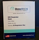 Demetech N95 Respirator Face Mask Made In The Usa Open Pack Of 16. Fixed Price $9.99.