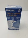 Moldex 1513 N95 Particulate Surgical Masks Large, 20 Per Box. Fixed Price $14.99.
