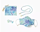 New Authentic Lilly Pulitzer Adult On Go Mask And Pouch Set STYLE#008540. Fixed Price $23.42.