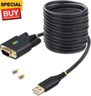 10FT/3M To Serial Adapter Cable, Com Retention, Ftdi Ic, Usb-a DB9 RS232,. Fixed Price $87.11.
