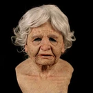 Old Woman Latex Halloween Cosplay Party Realistic Full Face Masks Headgear. Fixed Price $20.99.