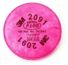 3M P100 Particulate Filter - 2091. Fixed Price $234.00.