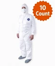 Dupont Tyvek Avian Flu Ppe Kits Medium N95 Mask Hazmat Suit. Fixed Price $71.99.