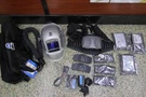 Miller Purifying Respiration System W/titanum 9400 Helmet/ 5 Batteries & Charger. Fixed Price $1250.00.