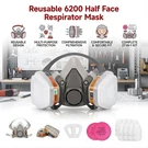 Half Face Gas Mask Respirator Paint Spray Chemical Dust Welding Organic Vapor. Fixed Price $27.97.