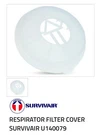 Survivair U140079 Respirator Filter Cover. Fixed Price $52.00.