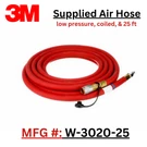 Supplied Air Hose, 3M W-3020-25 Low Pressure, Coiled, Ft (7.62 M), 1/PACK. Fixed Price $226.30.