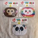 Ty Beanie Children's Face Masks Bambo Owen Coconut New. Fixed Price $7.99.