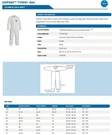 Dupont Tyvek 400 Disposable Protective Coverall Case TY120/122/127SWH2500. Fixed Price $167.00.