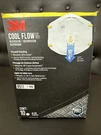 3M Respirator 8511, Pack, Niosh-approved N95, Cool FLOW-10PK Exp 02/24. Fixed Price $19.99.