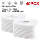 40PCS 5N11 Particulate Filters Replacement For 6100 6200 6800 7502 Respirator. Fixed Price $14.39.