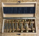 Drill Master 16PC Forstner Bit Set 1/4" To 2-1/8" Wood Case Near Nos. Fixed Price $24.00.