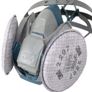 3M Quick Latch Half Respirator Facepiece Mask & P100 Particulate Filter Med. Fixed Price $48.95.