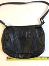 Sas Shoulder Purse Black Leather Handbag 2 Zipper Storage Made Usa L11XH8XW4. Fixed Price $20.36.