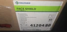 New Box Of Halyard Long Face Shield (40 Count). Fixed Price $25.00.