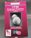 Gerson 1730 Particulate Resp - 20/BOX Grade 95 One Size Cup New Old Stock. Fixed Price $34.98.