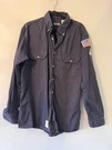 Bulwark Mens Flame Resistant Dress Uniform Shirt Black Size Xl Regular. Fixed Price $17.99.