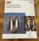 3M 6800 Full Facepiece Respirator Medium New Genuine. Fixed Price $140.00.