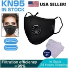 Reusable Cotton Face Mask With Breathing Valve PM2.5 Filter, Washable Sport. Fixed Price $9.99.