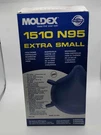 Moldex 1500 Series 1510 N95 Respirator & Surgical Mask, Xs, 2029 Expiry - 20/BOX. Fixed Price $32.00.