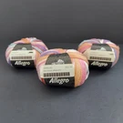 Lot Of 3, Lana Grossa Allegro, Viscose/cotton Yarn, 50GM/115M, Multicolor 5003. Fixed Price $26.99.