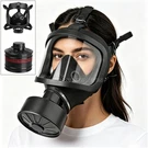 Full Face Gas Mask, Masks Survival Nuclear And Chemical With 40MM Activated. Fixed Price $30.99.
