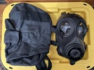 FM12 Gas Mask Size Avon Respirator With Eagle Industries Bag. Fixed Price $255.00.