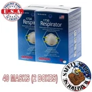 Gerson 1730 N95 Respirator & Surgical Mask- 40 Masks (2 Boxes) -made In The Usa. Fixed Price $33.95.