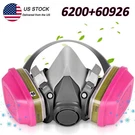 6200 Half Respirator Facepiece Mask & 2- 60926 P100 Cartridges Filters New. Fixed Price $17.99.