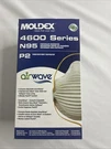 10 Ct Moldex 4600 N95 P2AIRWAVE Adjustable Face Mask Respirator Flex Fit. Fixed Price $33.99.